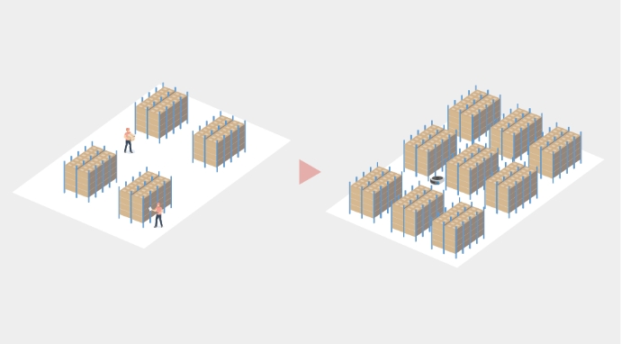 保管効率の向上